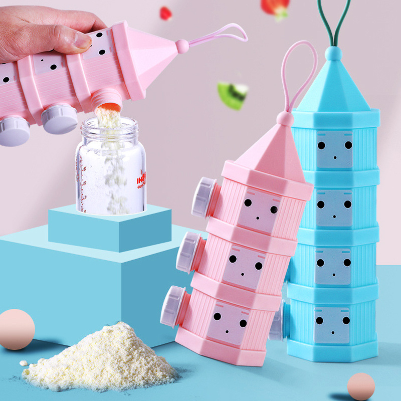 Food Snacks For Kids - 3/4 طبقات الطفل الغذاء الحاويات المحمولة