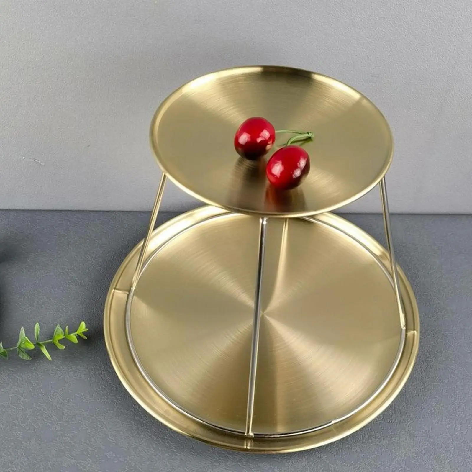 Food Platter Snacks - طقم منظم أطباق وصواني من الستانلس