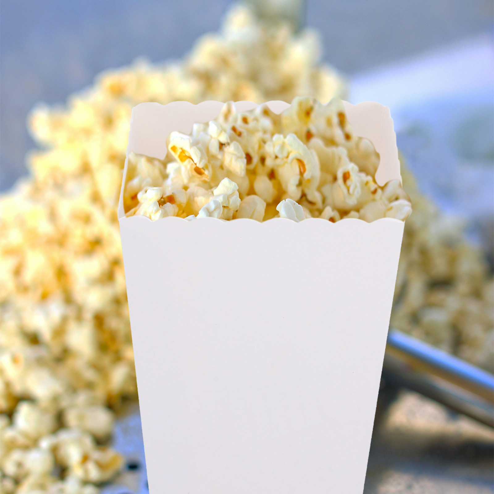 50 قطعة من صناديق الفشار القاب - مراجعة Food Snacks For Party وسعره