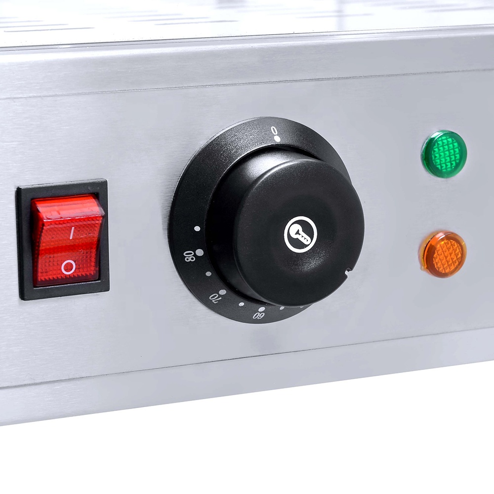 @ # سخان طعام كهربائي تجاري لل - مراجعة Snacks Food Warmer وسعره