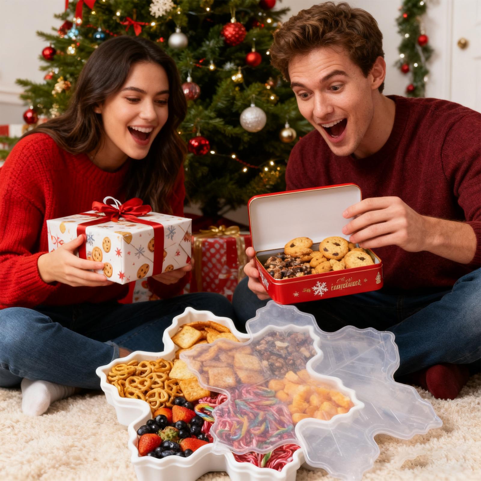 عيد الميلاد صينية الوجبات الخف - مراجعة Food Platter Snacks وسعره
