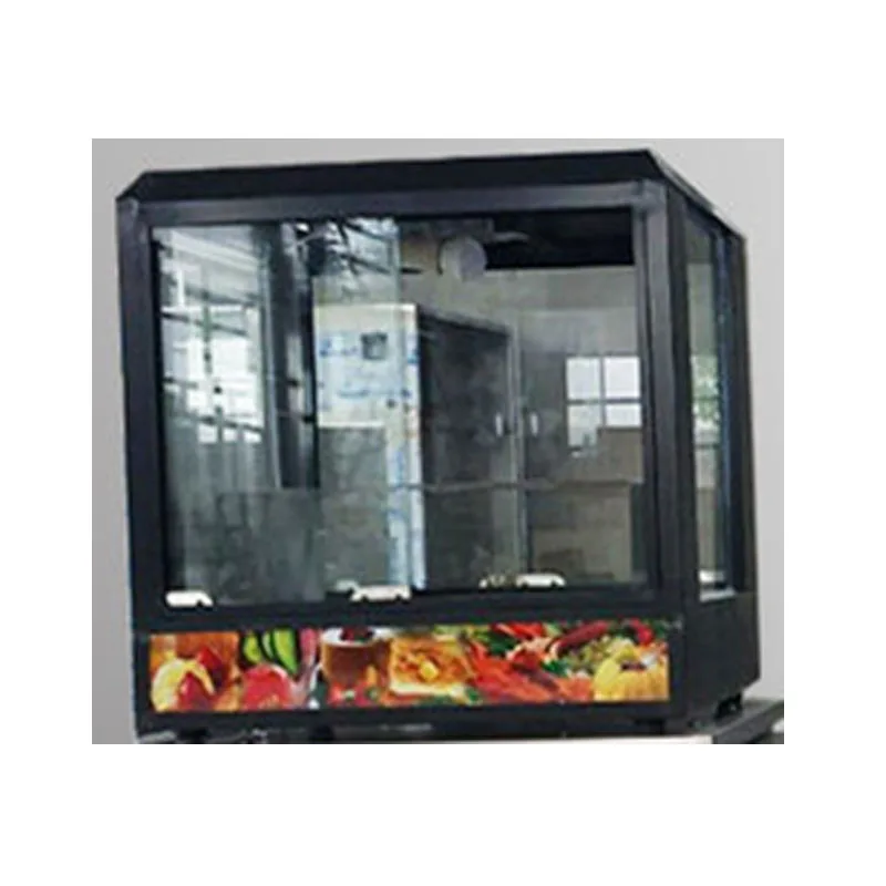 خزانة عرض طعام ساخن زجاجية بال - مراجعة Snacks Food Warmer وسعره