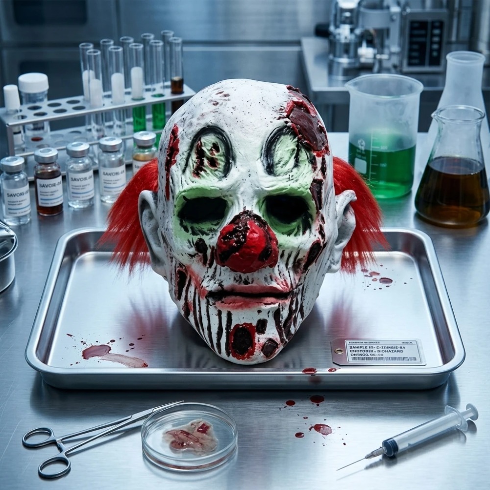قناع لاتكس مرعب، قناع شبح مصاص - مراجعة Zombie Snacks وسعره