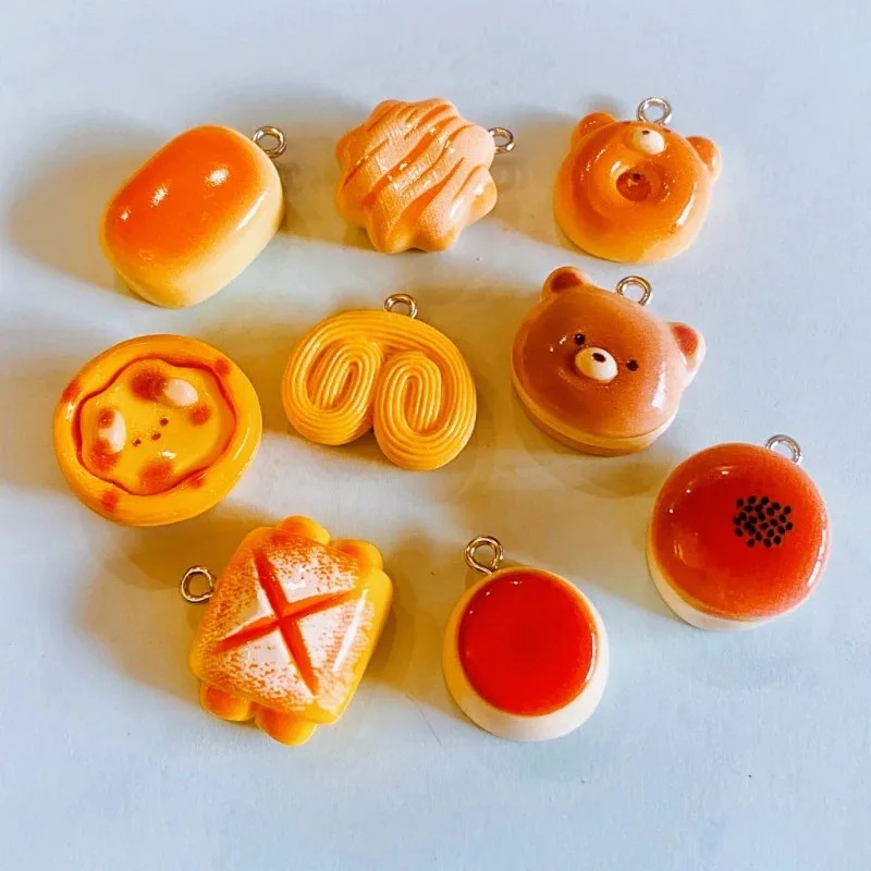 10 قطع من الحلي الراتنجية اللط - مراجعة Food Snacks For Party وسعره