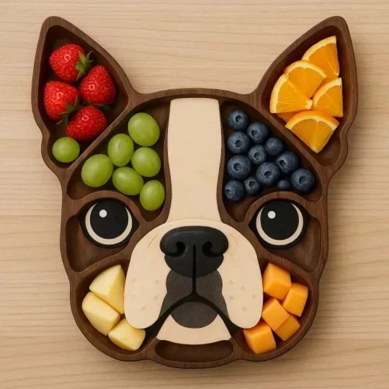 صينية تقديم الأخطبوط الخشبية،  - مراجعة Food Platter Snacks وسعره