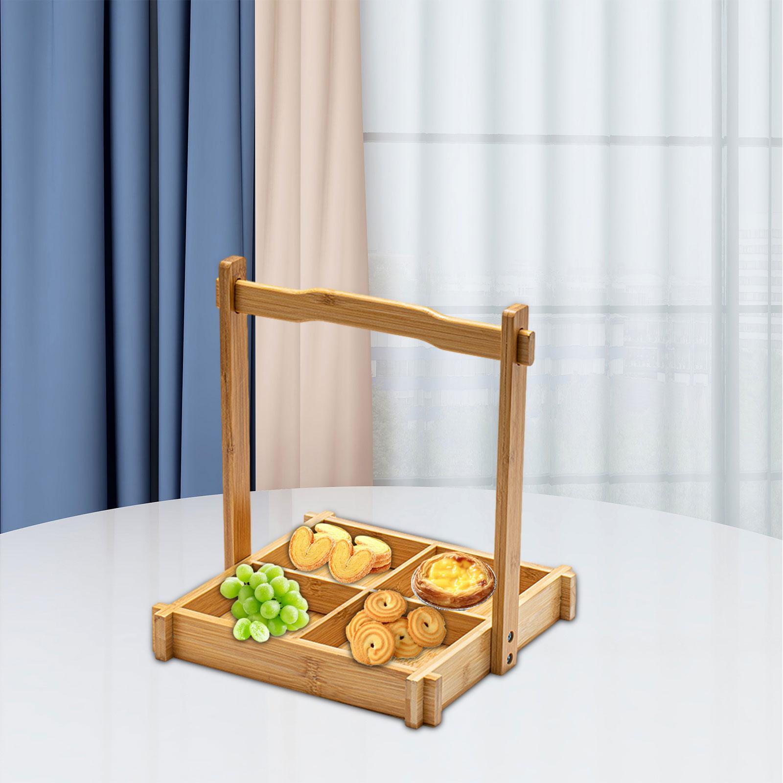 الخيزران المكسرات طبق صينية ال - مراجعة Food Platter Snacks وسعره