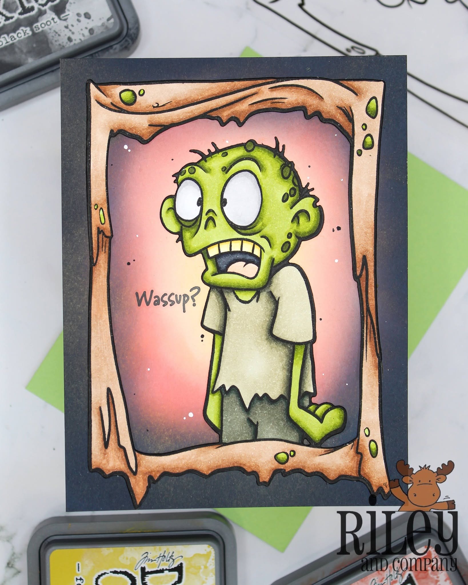 شيء صغير متاهة Stamps و Stenci - مراجعة Zombie Snacks وسعره